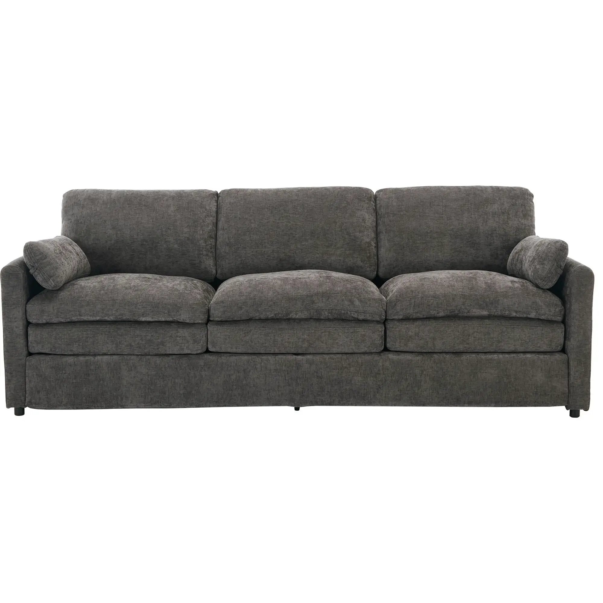 Cozy Upholstered 3 Seater Sofa With Double Cushion by HouseOfZazla