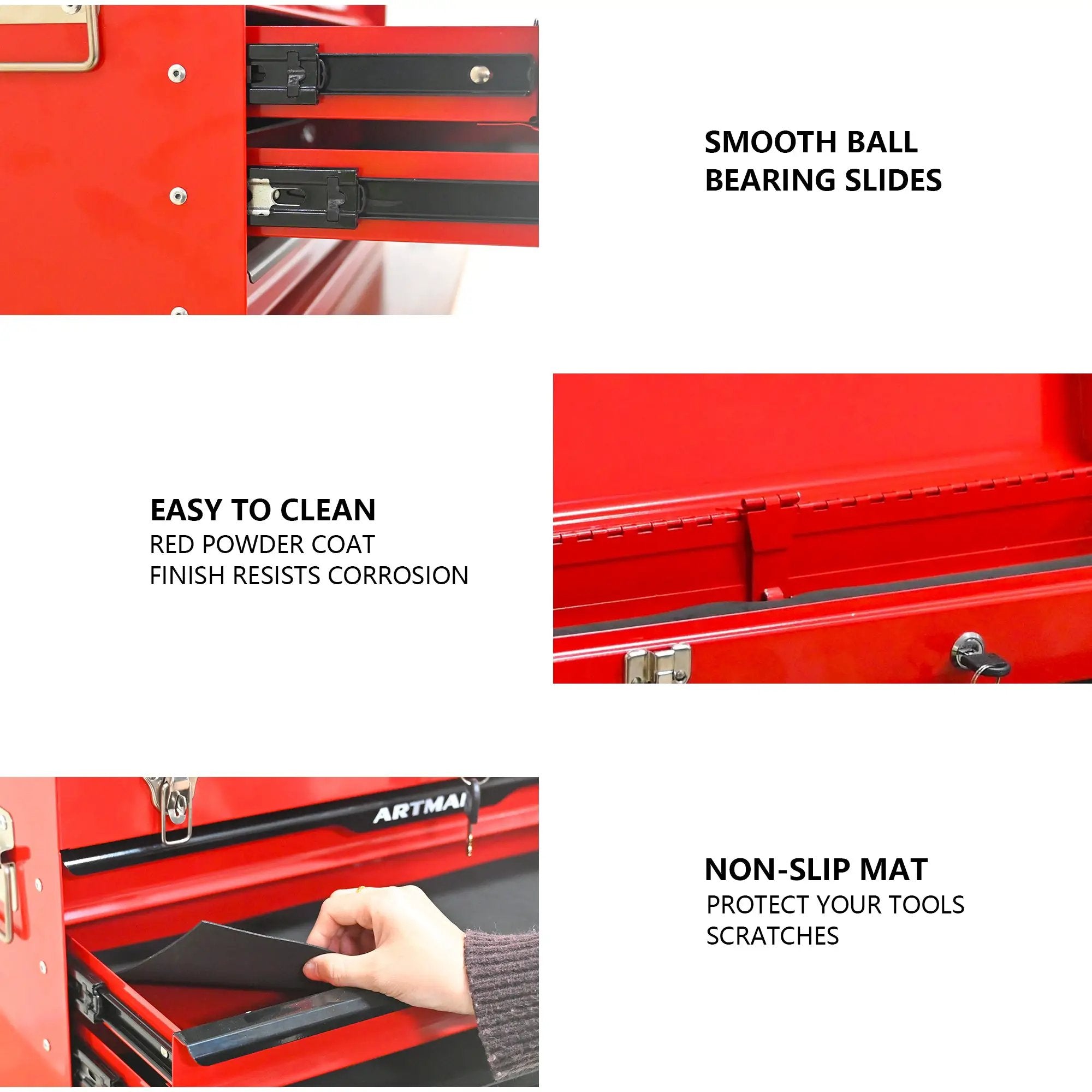 20-inch Steel Portable Tool Box with Drawers by HouseOfZazla
