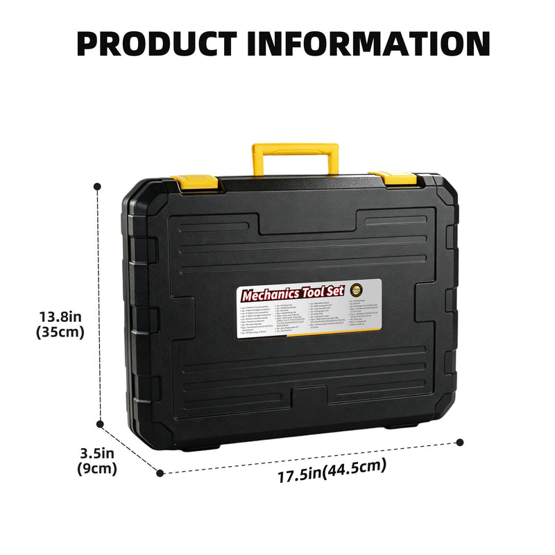 266-Piece Mechanics Tool Set with Durable Storage Case by HouseOfZazla