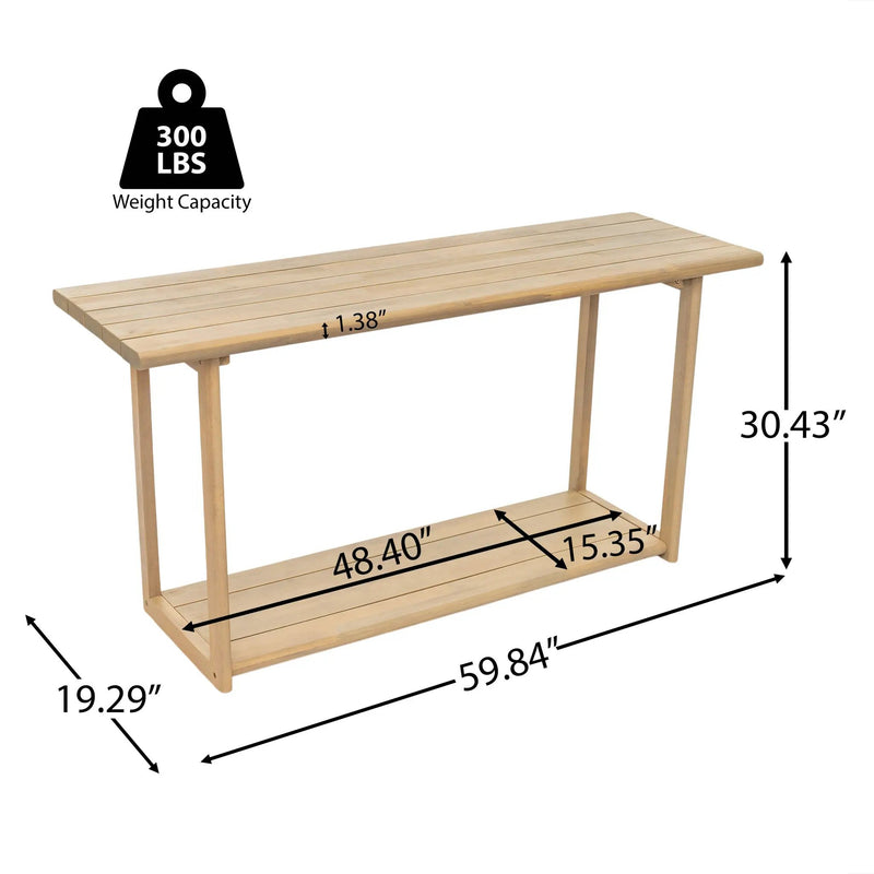 Woodside Rectangular Outdoor Buffet & Console Table by HouseOfZazla