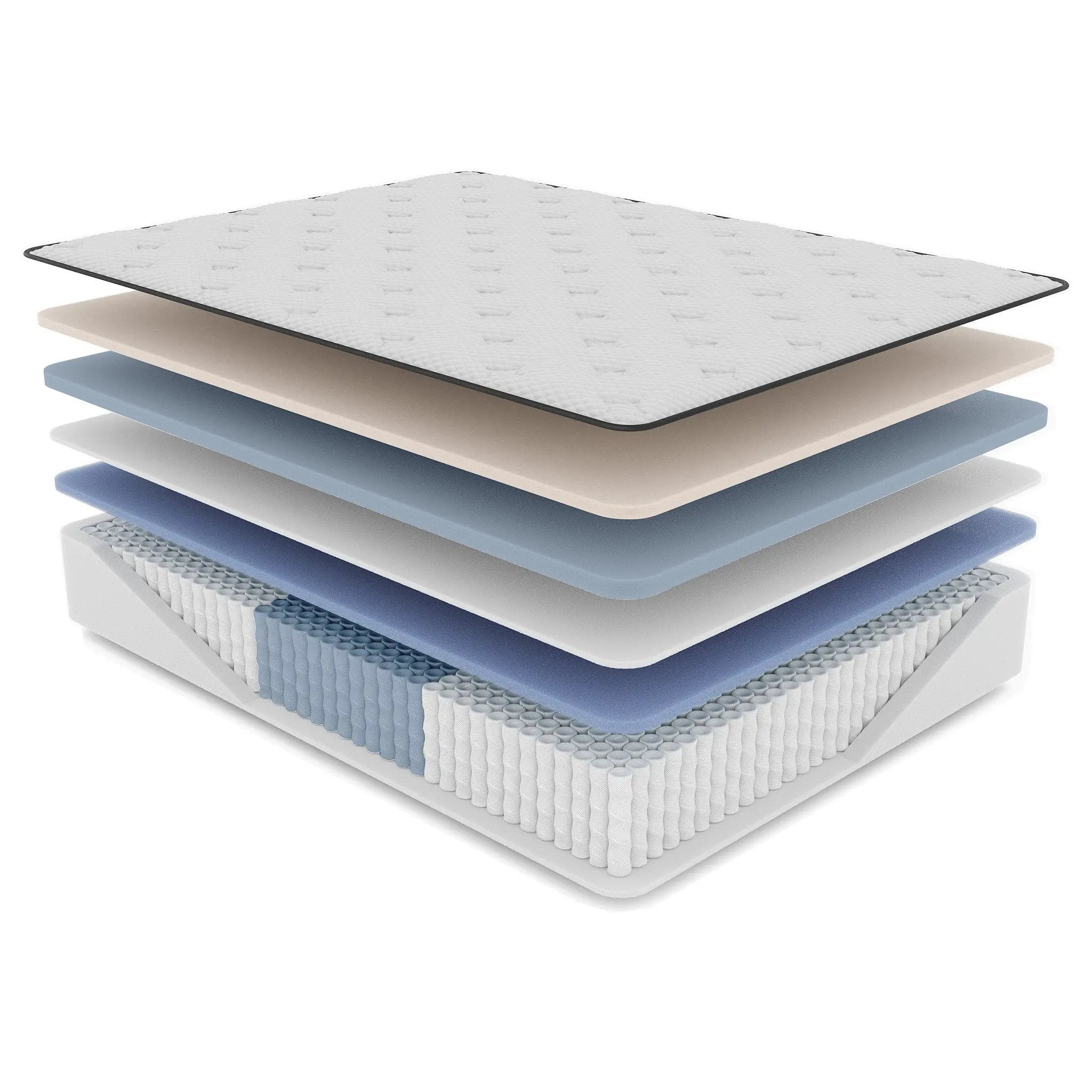 Diamond Hughes Cool Responsive Latex Hybrid Mattress - Queen 14.5" Firm by HouseOfZazla