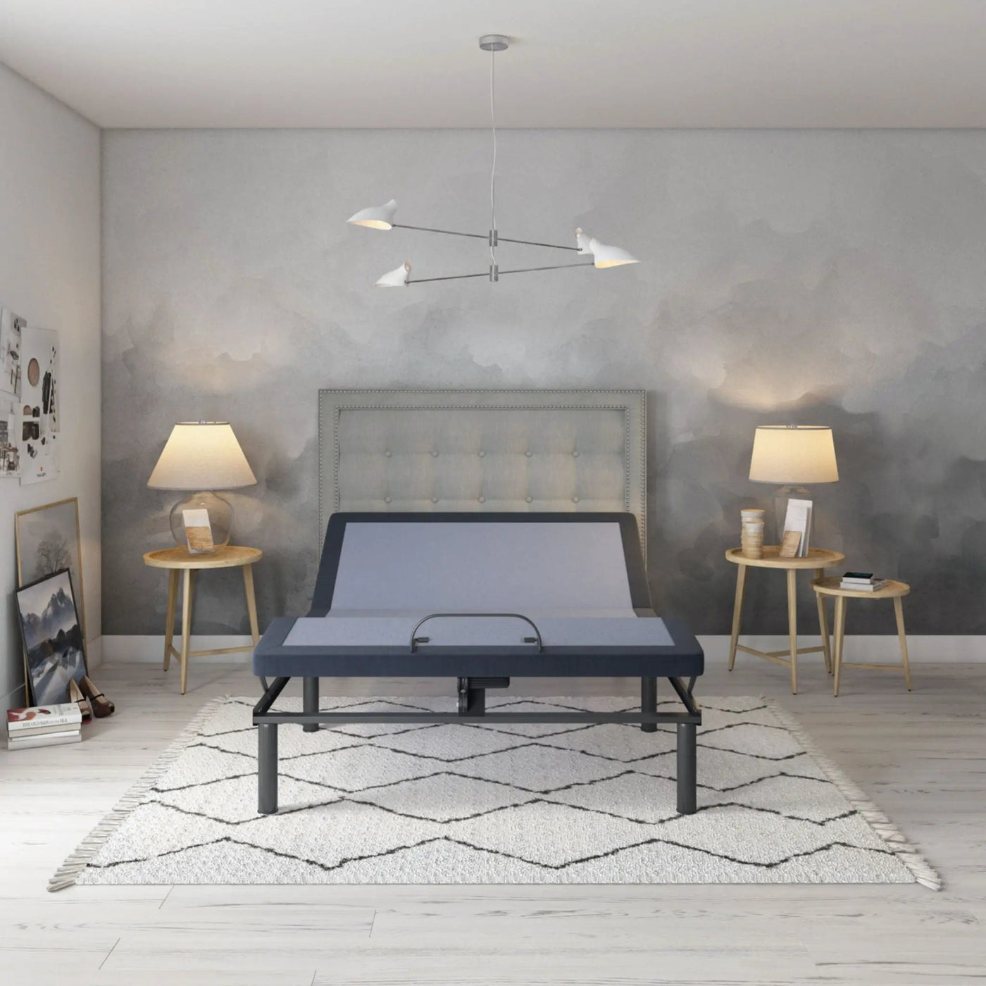 Bt3000 - Adjustable Bed Base With Head And Foot Position Adjustment by HouseOfZazla