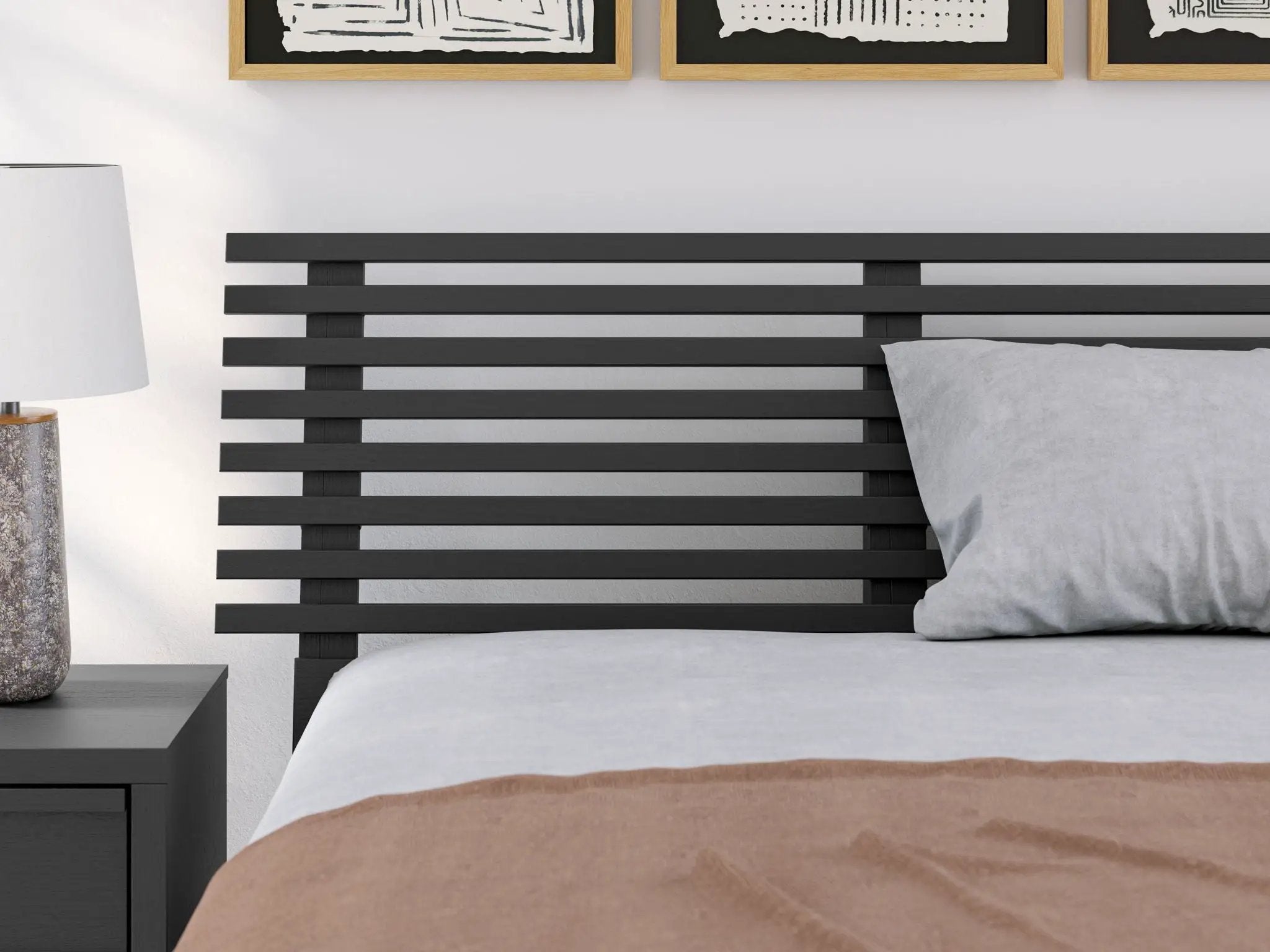 Danziar - Slat Panel Bed With Low Footboard by Unique Piece Furniture