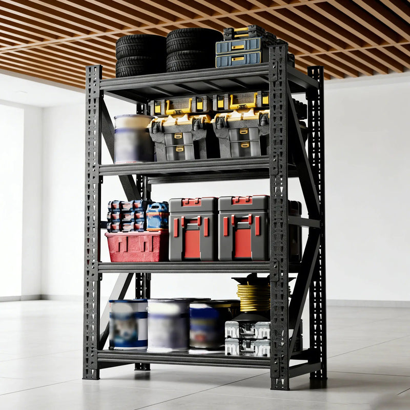 Heavy Duty Metal Adjustable Garage Shelves by HouseOfZazla