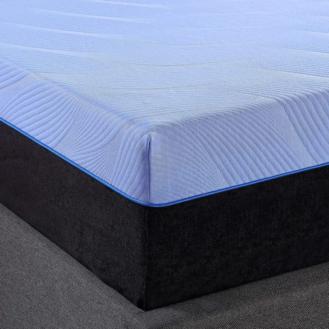 Refresh - 12" Flex Head Memory Foam Hybrid Mattress And Adjustable Base Bundle by HouseOfZazla
