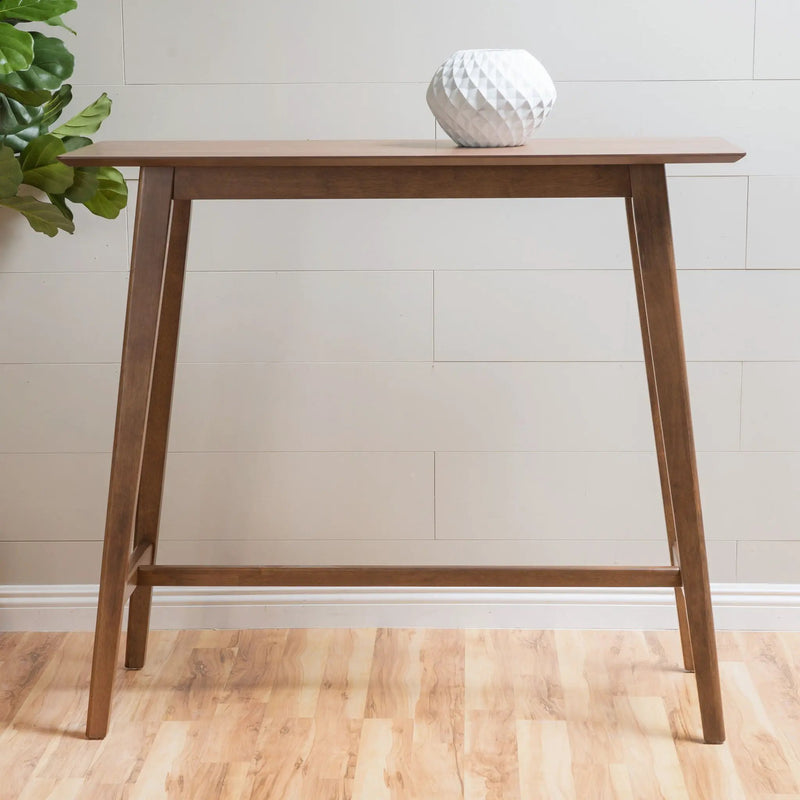 Bar Height Dining Table With Splayed Legs And Elongated Rectangular Top by HouseOfZazla