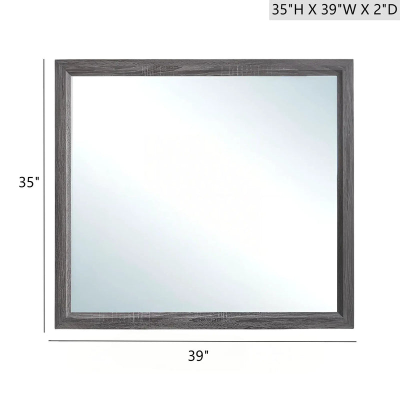 Glasgow - Mirror With Minimalist Design And Low Distortion Glass by HouseOfZazla