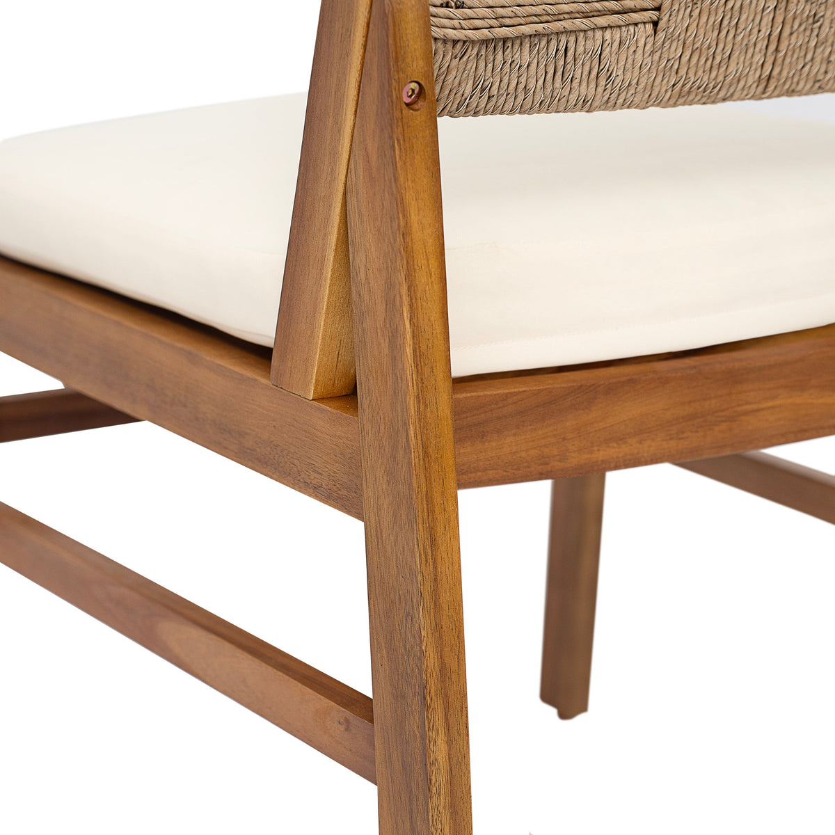 5-Piece Acacia Wood Outdoor Patio Dining Set, photo 10 of 10