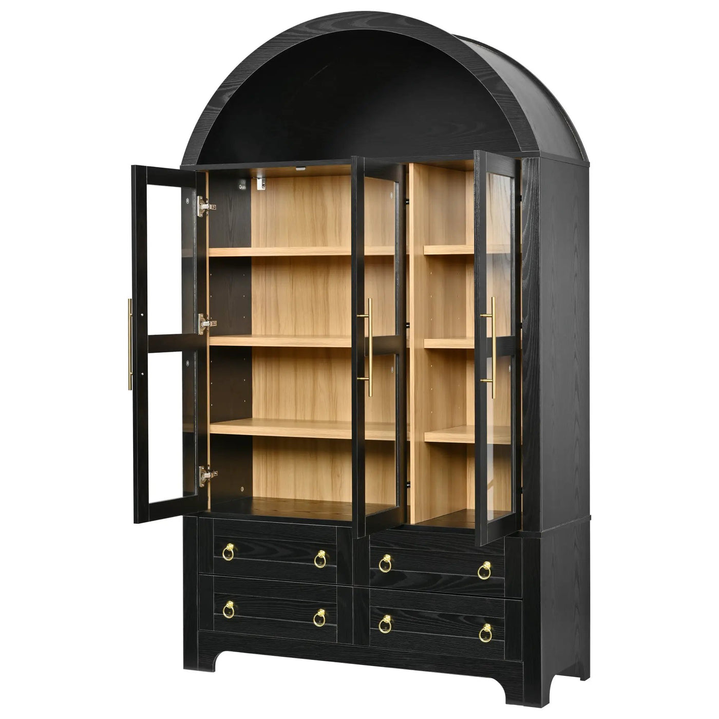 K&K 72.8" Tall Arched Pantry Cabinet by HouseOfZazla