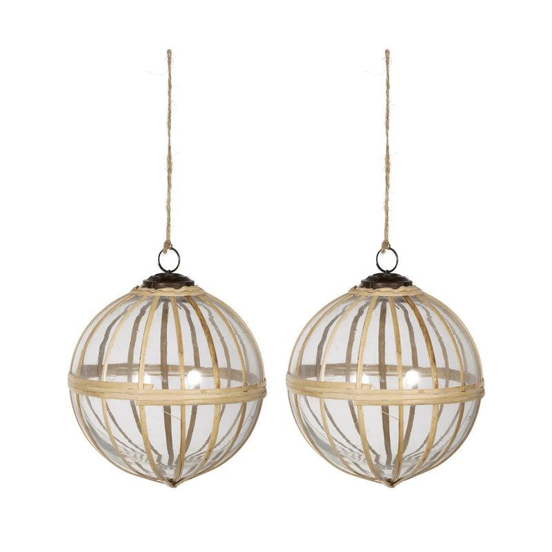 D5" X-Mas Hanging Ornament, Set of 2 by HouseOfZazla