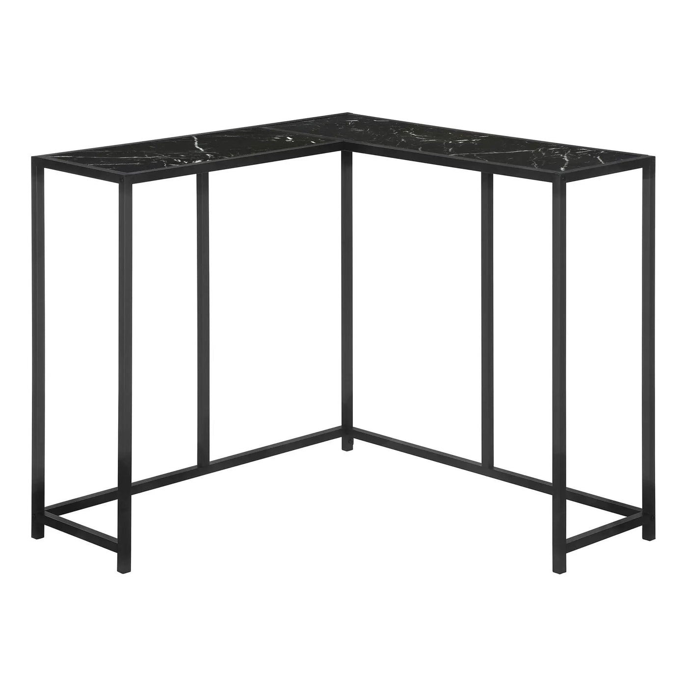 Corner Accent Console Table For Entryway, Unique L-Shaped Design by Unique Piece Furniture