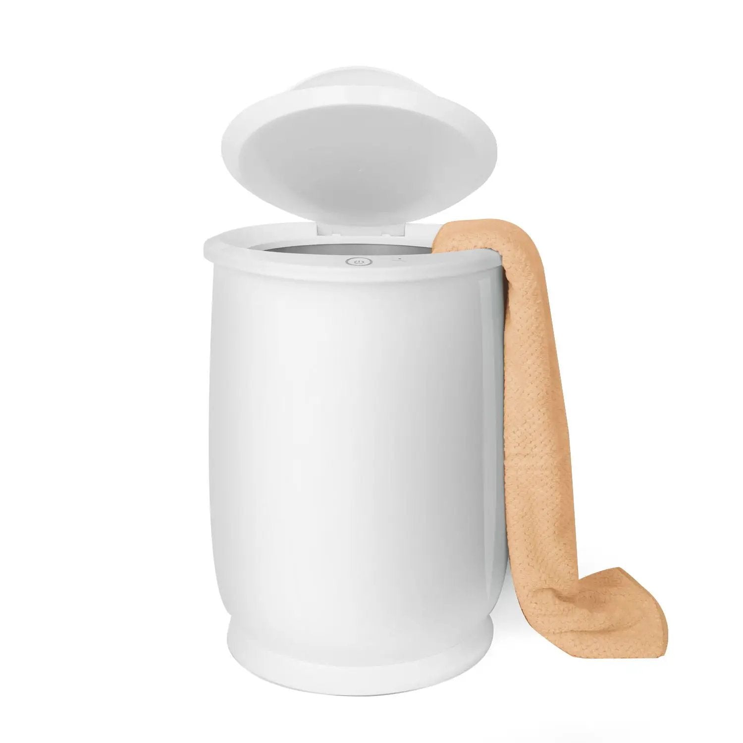 Luxury Bucket Towel Warmers, Large Towel Warmers For The Bathroom, Fits Up To 2 Oversized Towels - White by HouseOfZazla