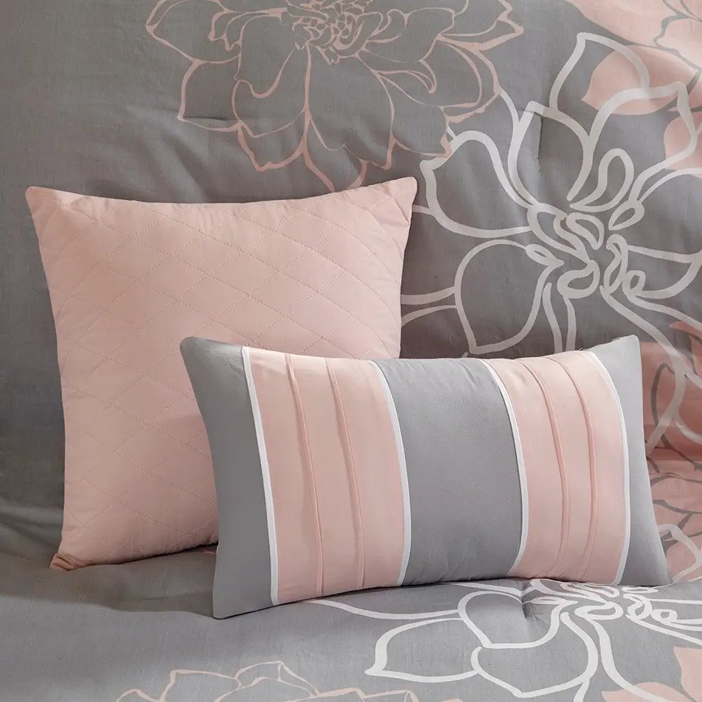 Madison Park Floral Cotton Sateen Comforter Ensemble by HouseOfZazla