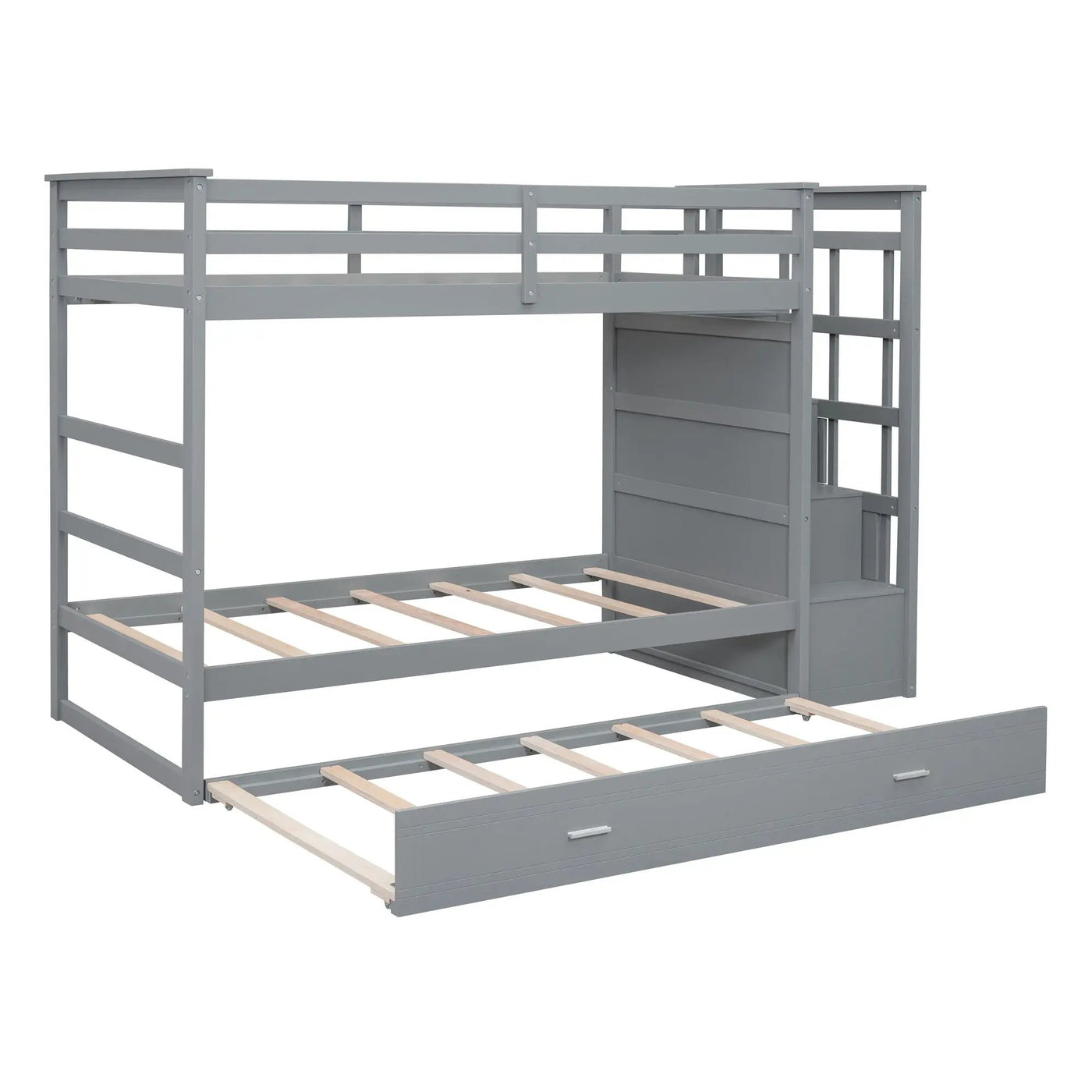 Bunk Bed With Trundle And Staircase by Unique Piece Furniture