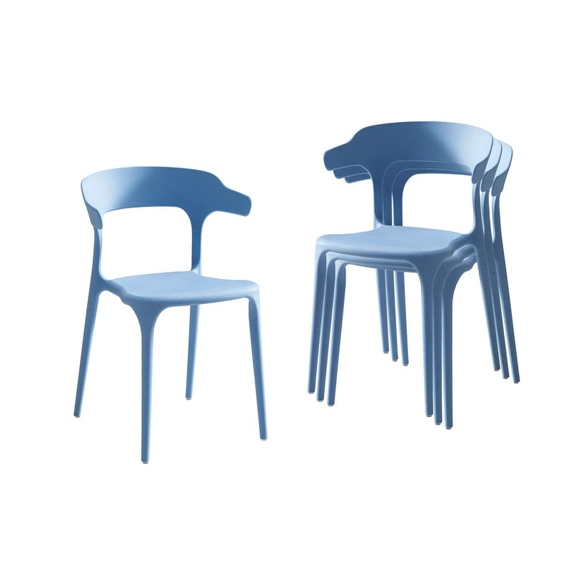 Stackable Chairs (Set of 4) by Unique Piece Furniture