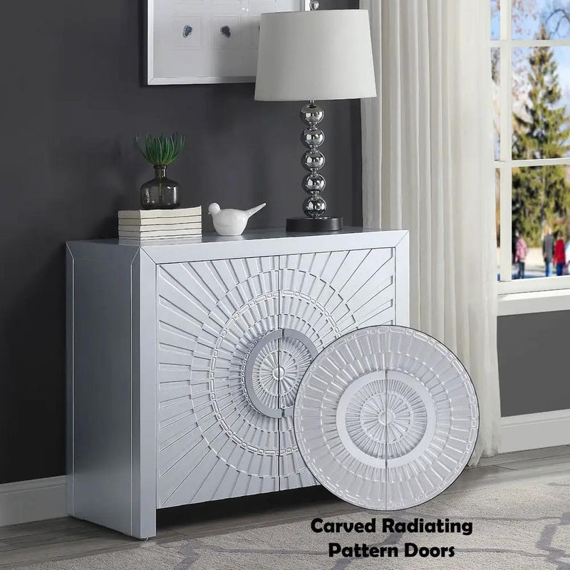Cicero - Console Cabinet - Platinum by Unique Piece Furniture