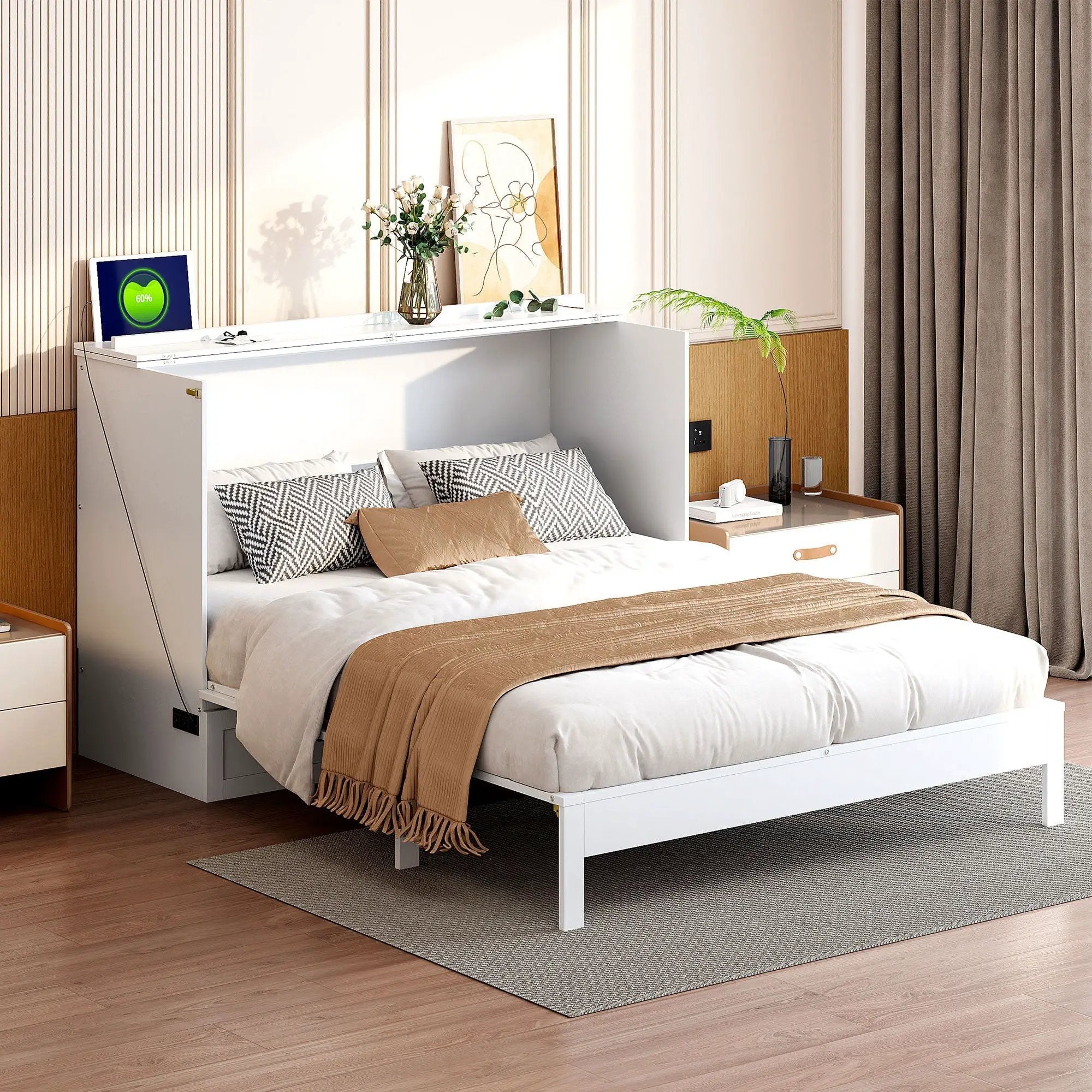 Murphy Bed With Large Drawers by Unique Piece Furniture
