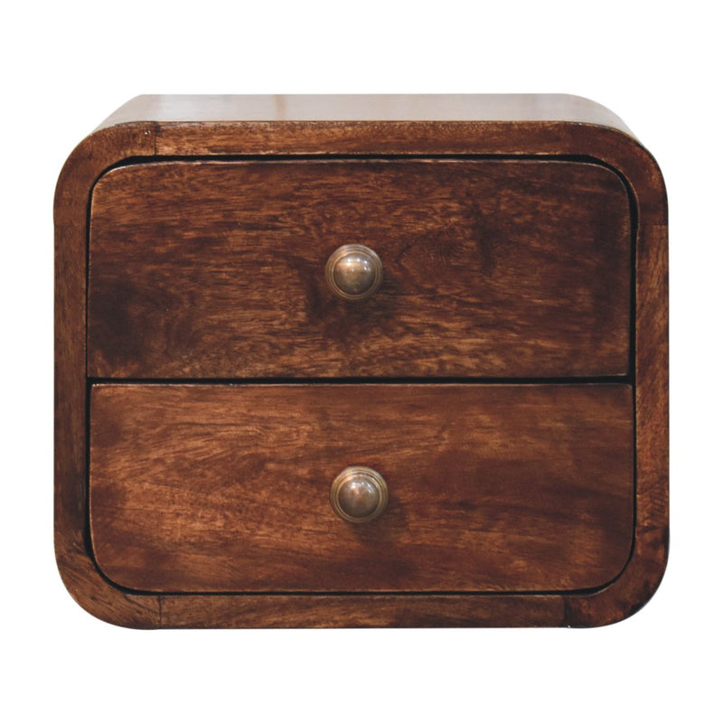 Solid Wood Mini Curved Nightstand, photo 2 of 10