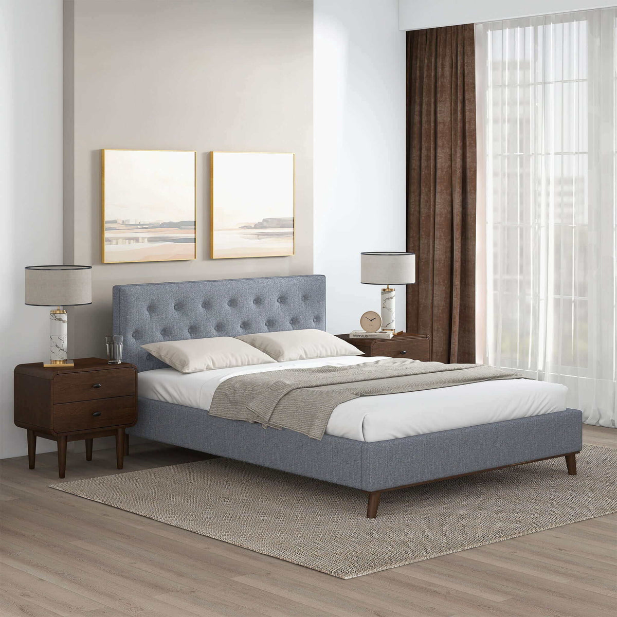 Graceville - Elegant Design Platform Bed, photo 2 of 14