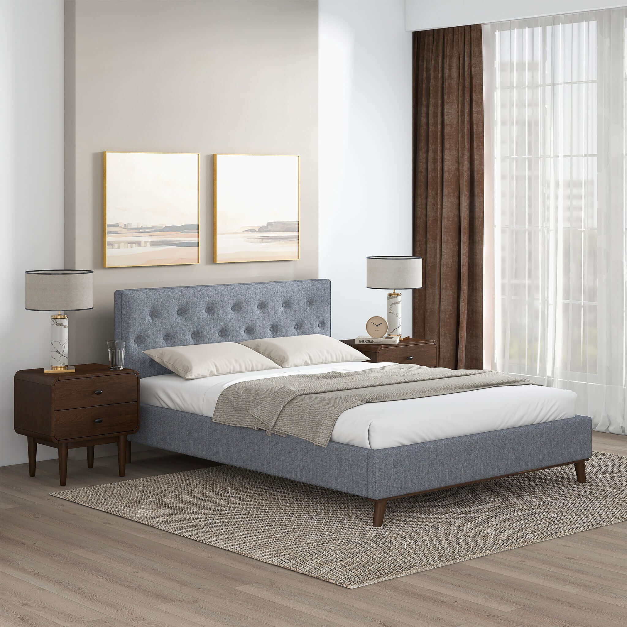 Graceville - Elegant Design Platform Bed by Unique Piece Furniture