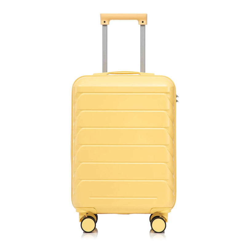 14'/20' 2-Piece ABS Spinner Wheel Luggage Set with Combination Lock by HouseOfZazla