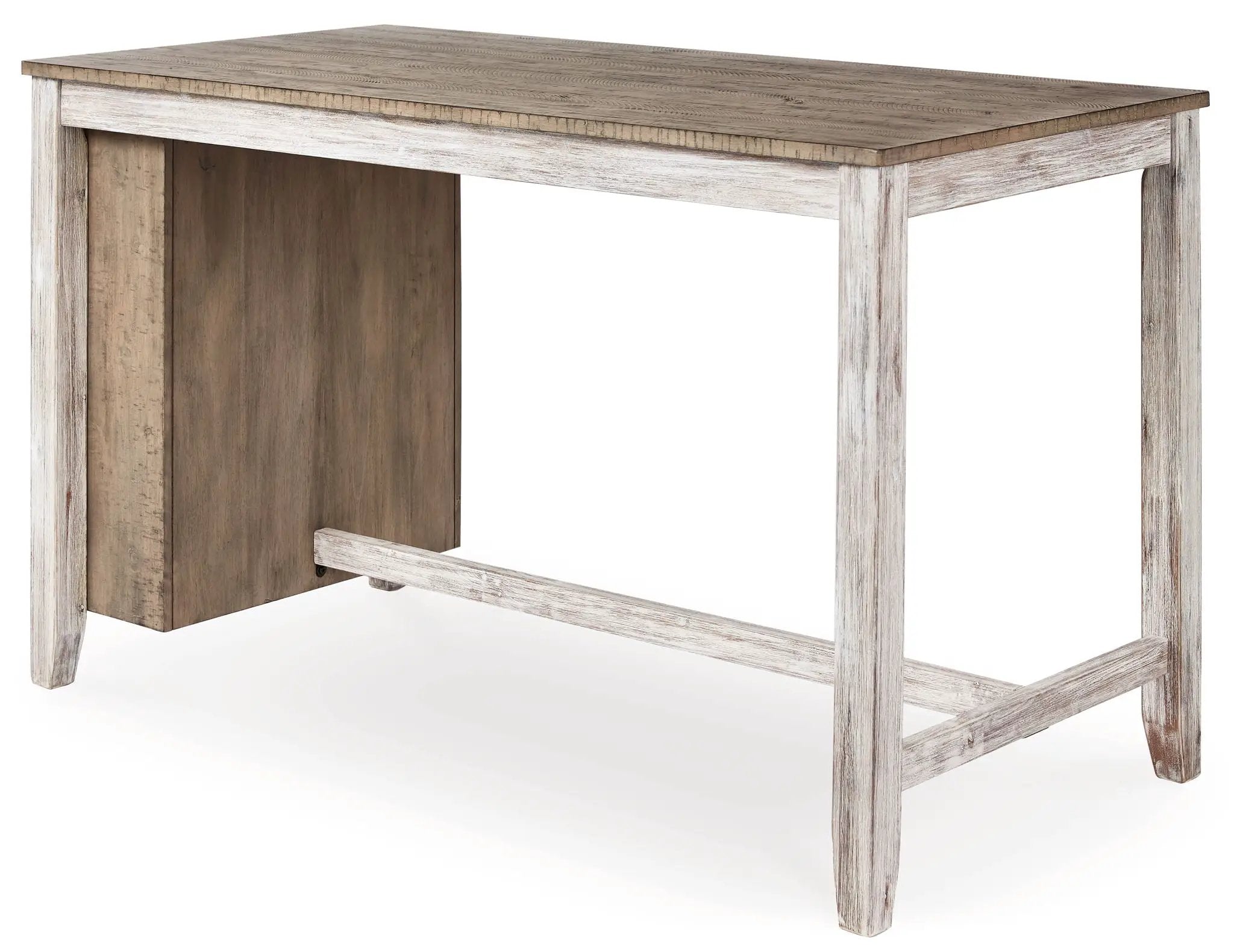 Skempton - Rectangular Counter Table With Storage - White by Unique Piece Furniture