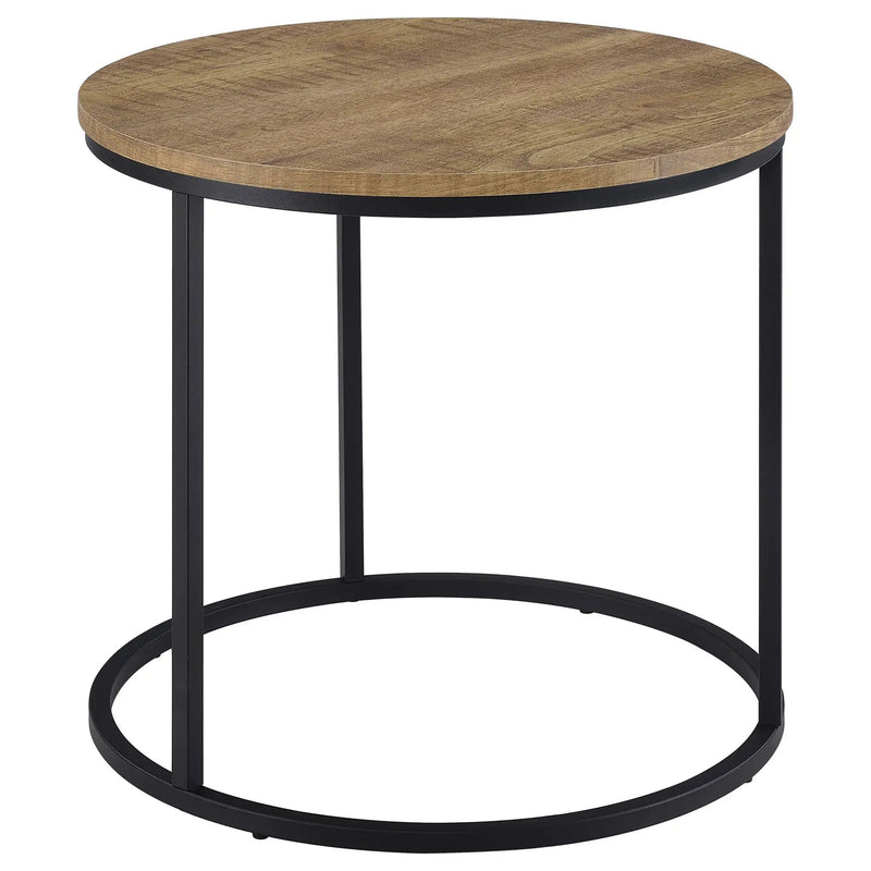 Lainey Round Occasional Side End Table Mango by Unique Piece Furniture