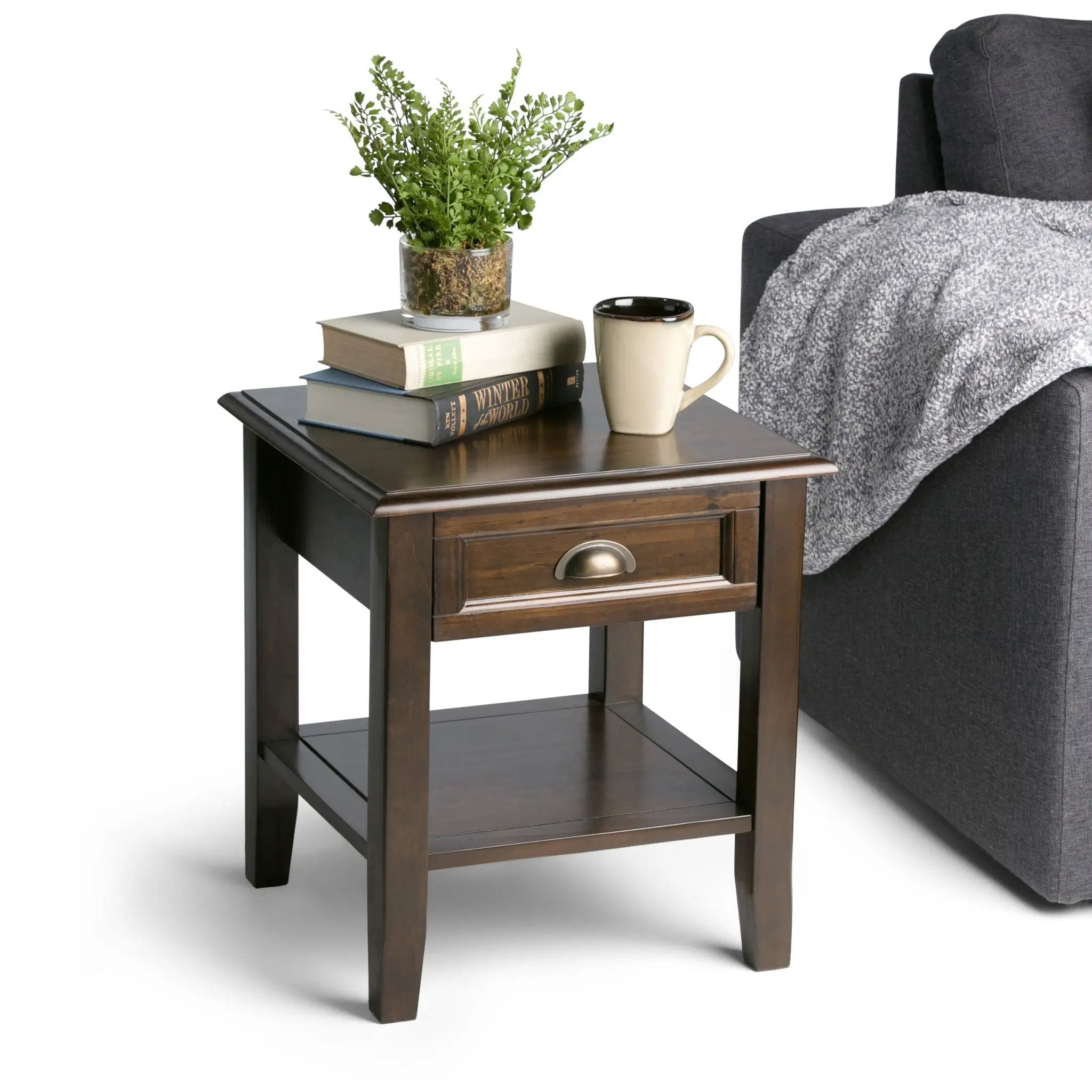 Burlington - End Table - Mahogany Brown by Unique Piece Furniture