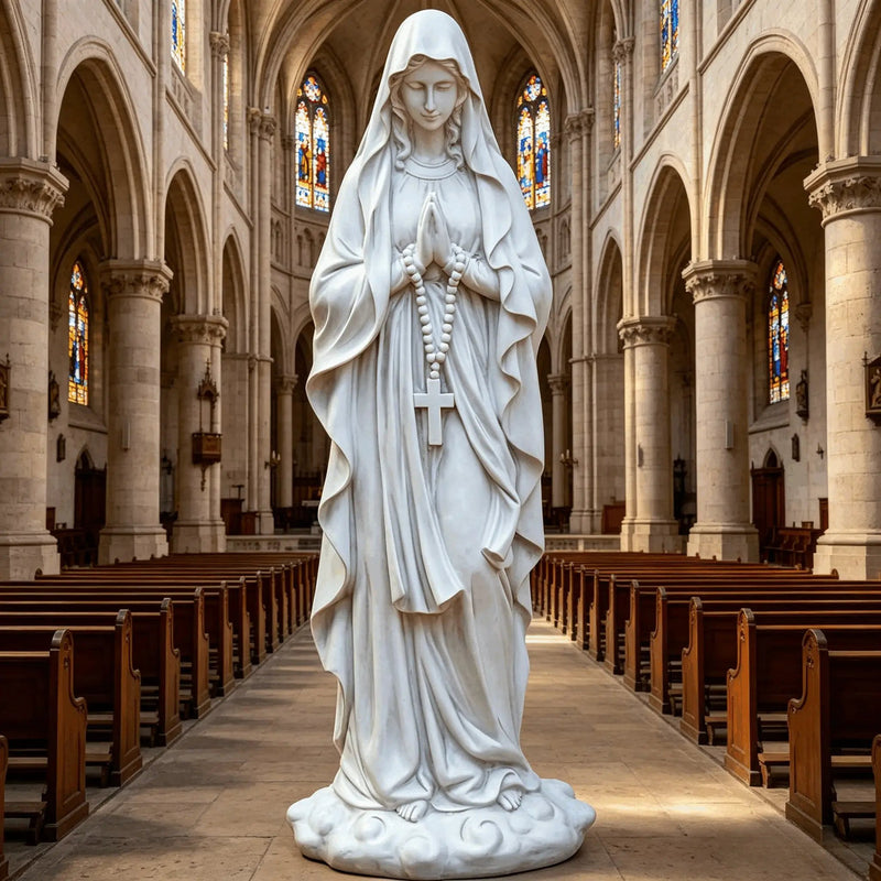 31.5" Large Madonna Prayer Statue by HouseOfZazla