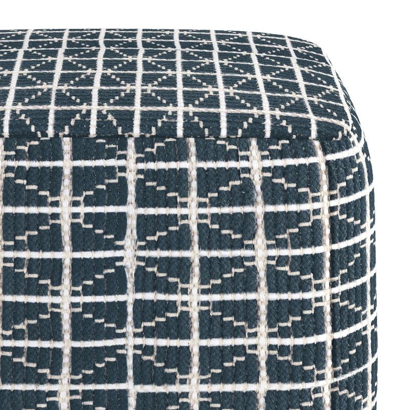 Noreen - Upholstered Square Pouf by HouseOfZazla