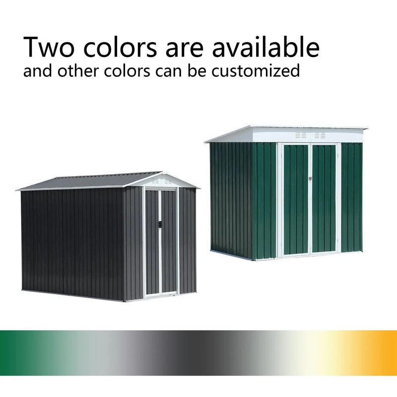 Outdoor Storage Sheds 6FTx4FT Pent Roof by HouseOfZazla