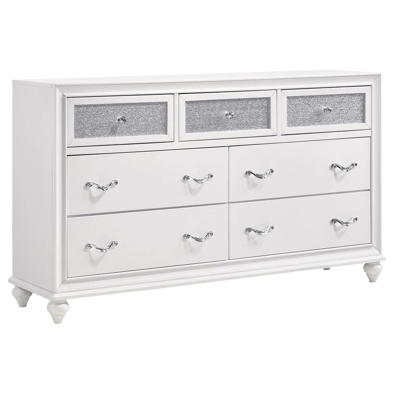 Barzini 7-drawer Dresser White by Unique Piece Furniture