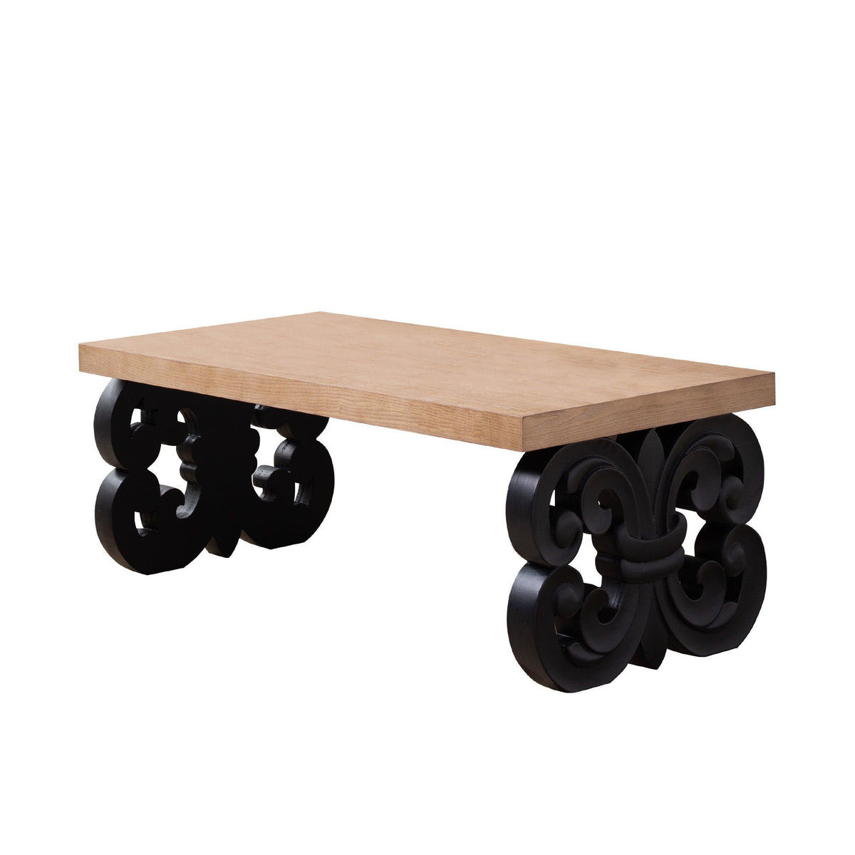 Ornate Scroll Base Coffee Table, photo 11 of 14