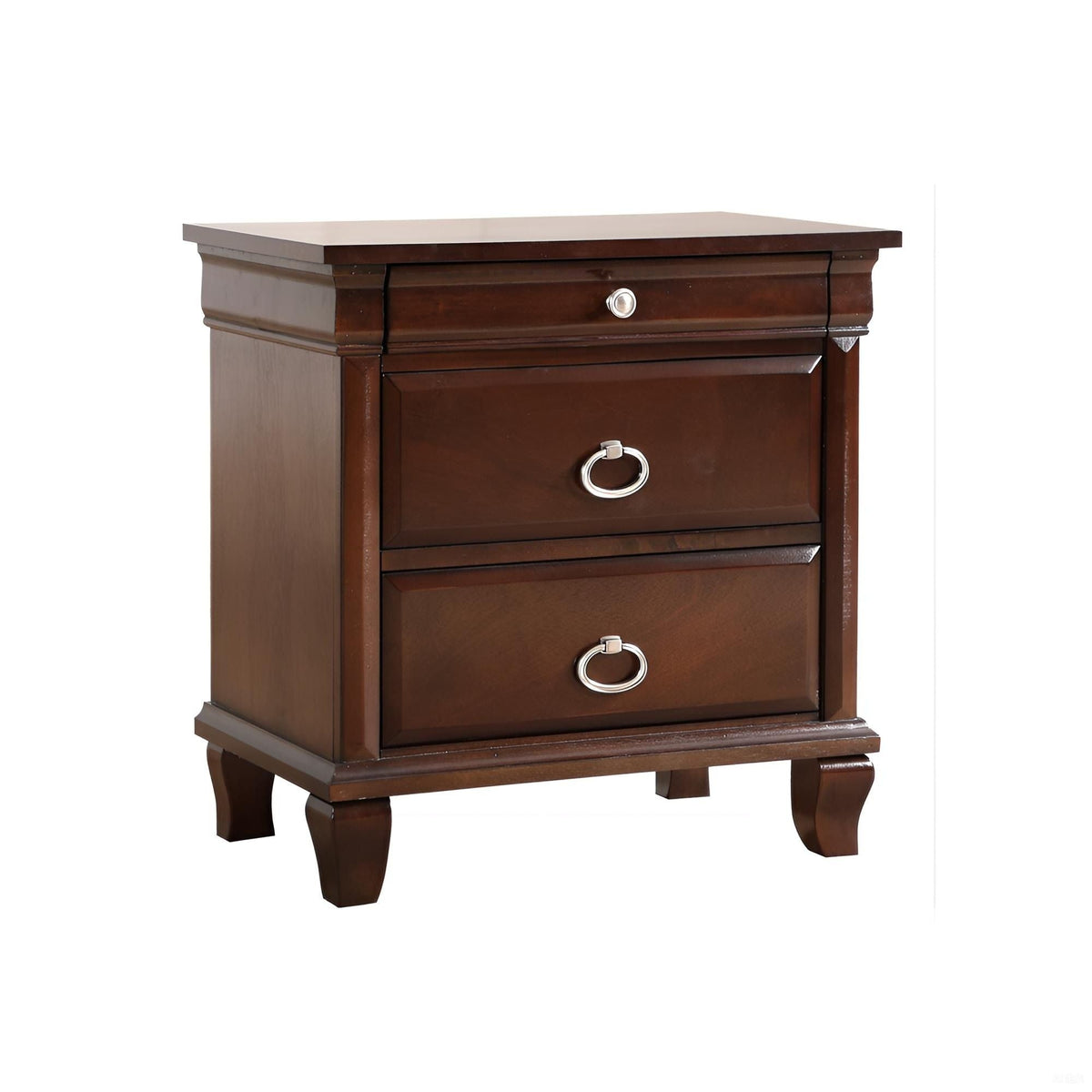 Cappuccino Nightstand with Felt-Lined Drawer - Triton, photo 5 of 7