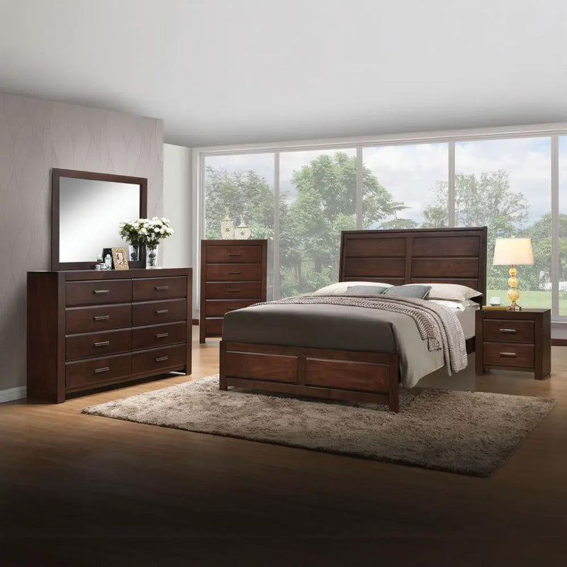 Oberreit - Mirror - Walnut by Unique Piece Furniture