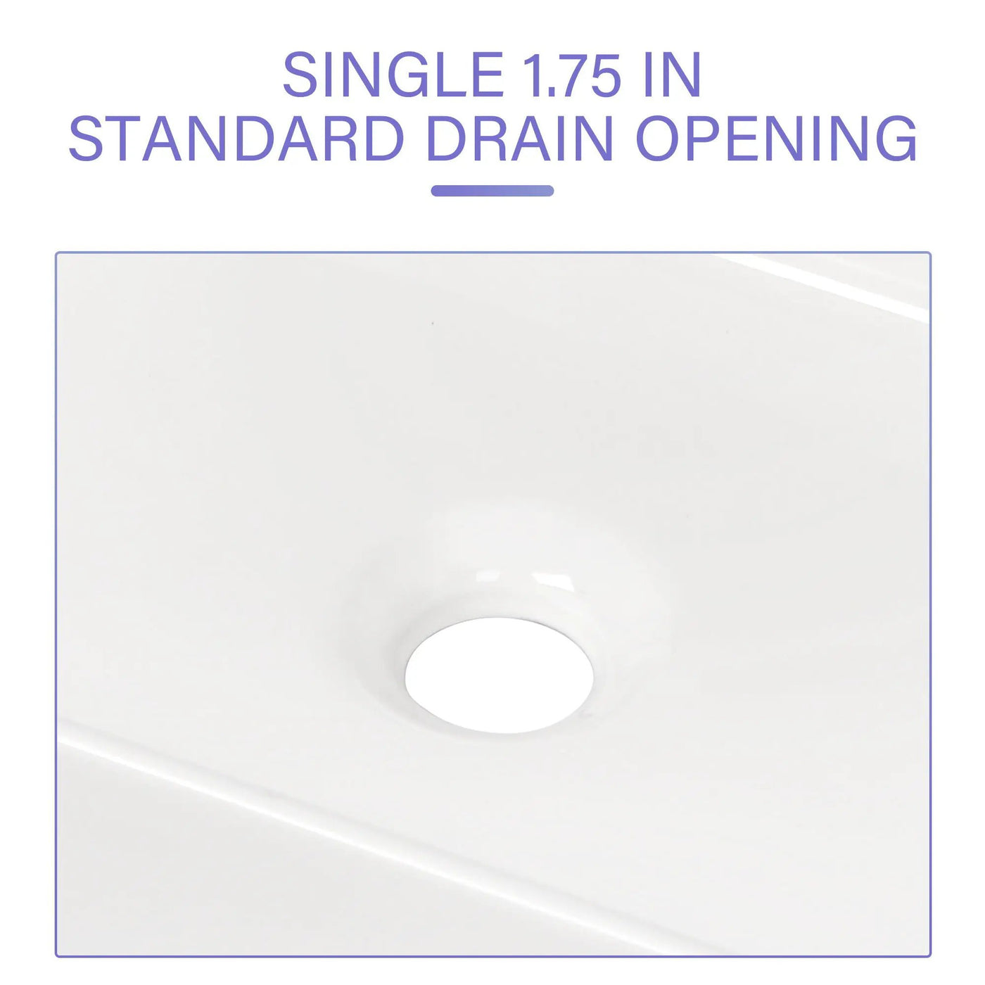 Modern European Design Ceramic Rectangular Vessel Bathroom Sink by HouseOfZazla