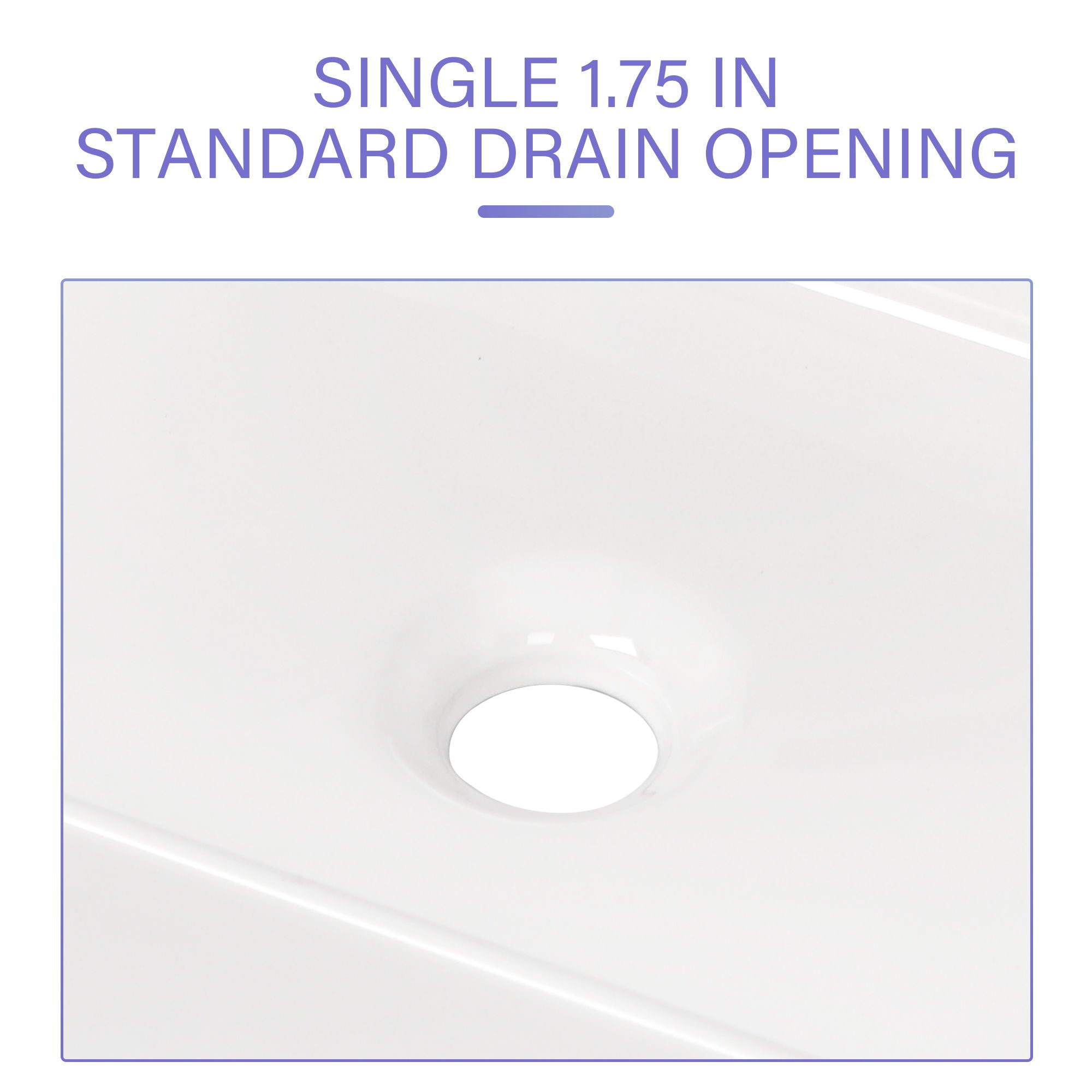 Modern European Design Ceramic Rectangular Vessel Bathroom Sink by HouseOfZazla