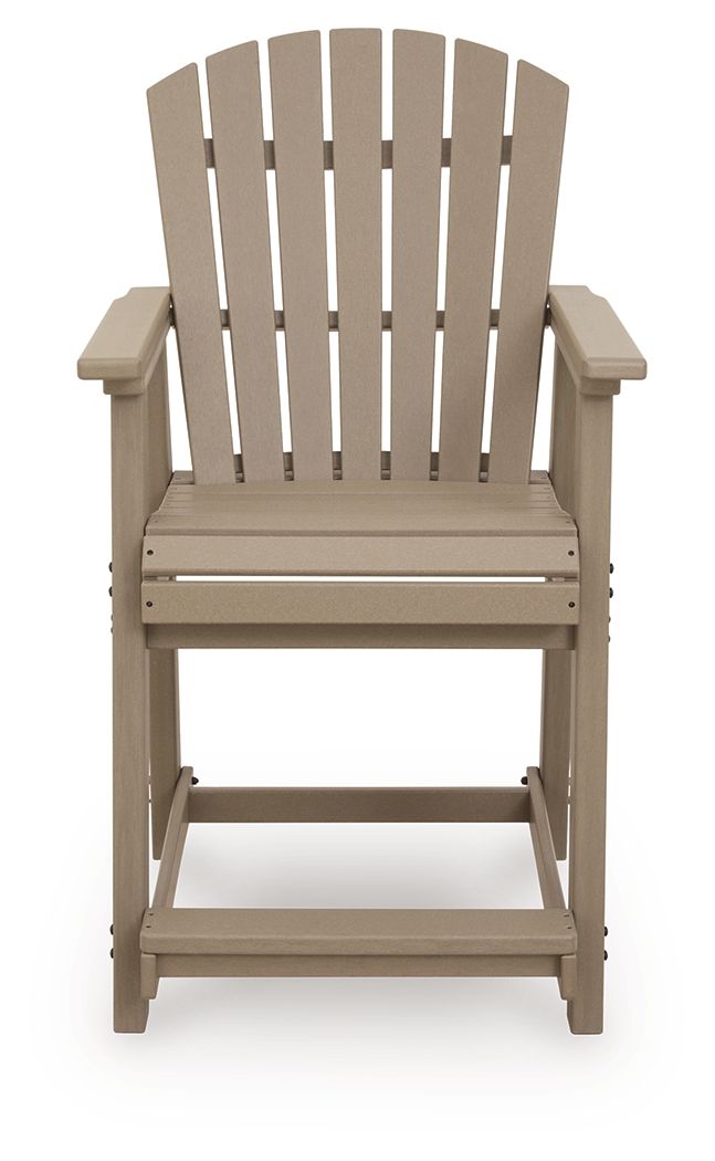 Seacliff Beach - Barstool (Set of 2) - Medium Brown by Unique Piece Furniture
