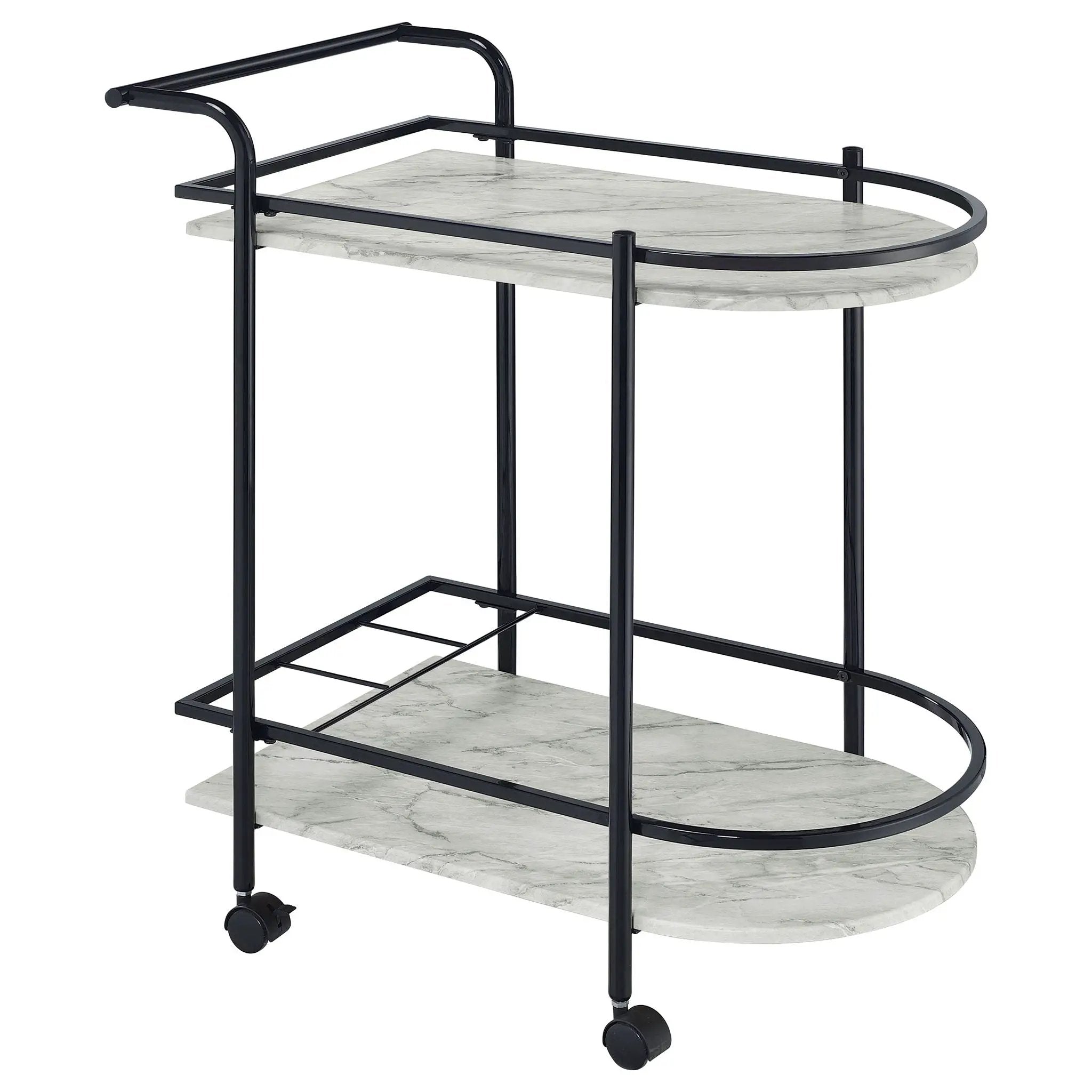Serving Cart With Wine Rack by HouseOfZazla