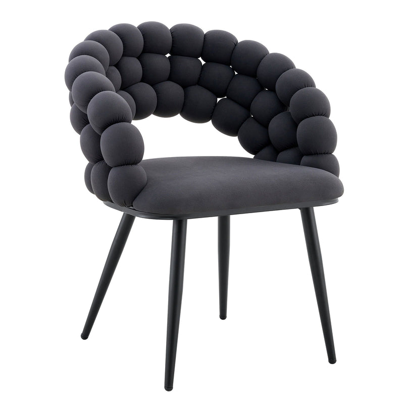 Puffy Bubble, Ball Chain Chairs For Dining Room (Set of 2)