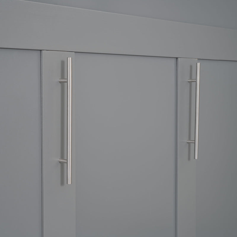 Murphy Wall Bed With LED Lights, Shelves And Drawers
