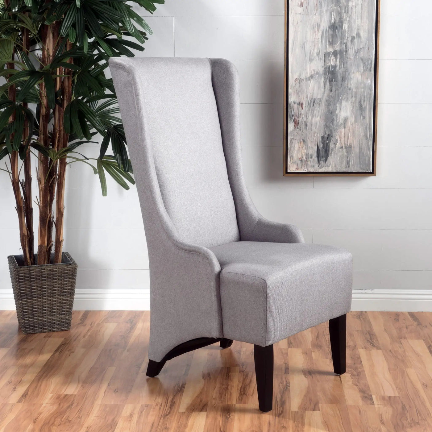 Alight Upholstered Dining Chair With High Back And Birch Wood Legs by HouseOfZazla