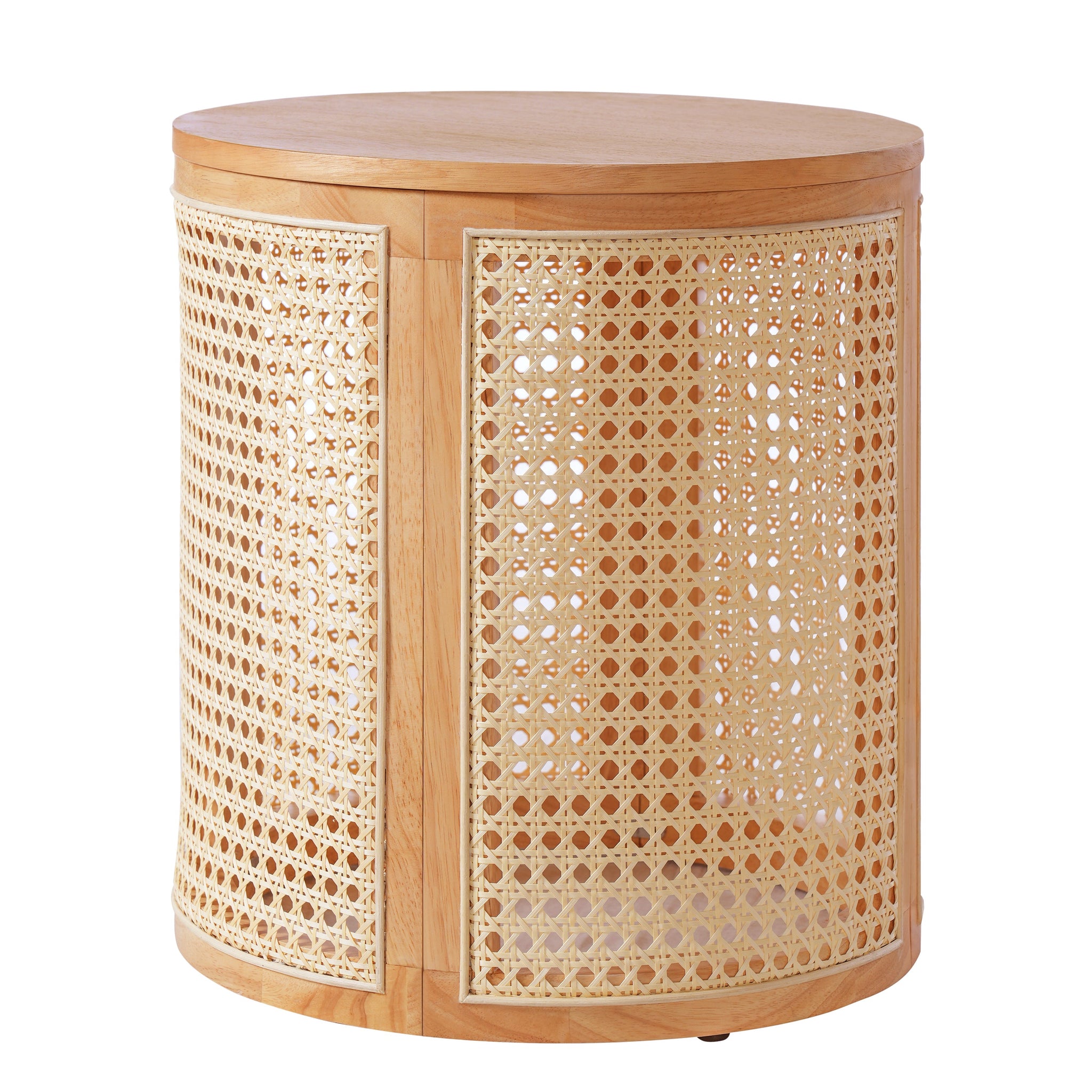 Rubber Solid Wood Side Table by BLAKHOM