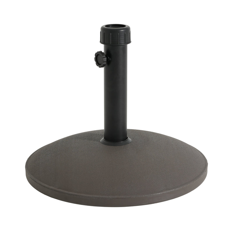 Ander Outdoor 35-pound Round Umbrella Base - Brown by HouseOfZazla
