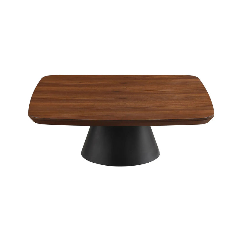 Eason 2-piece Coffee Table Set Walnut and Black by Unique Piece Furniture