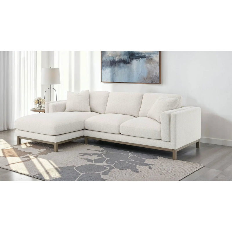 O'Brien - Sectional Sofa With Left Chaise - Sand by HouseOfZazla