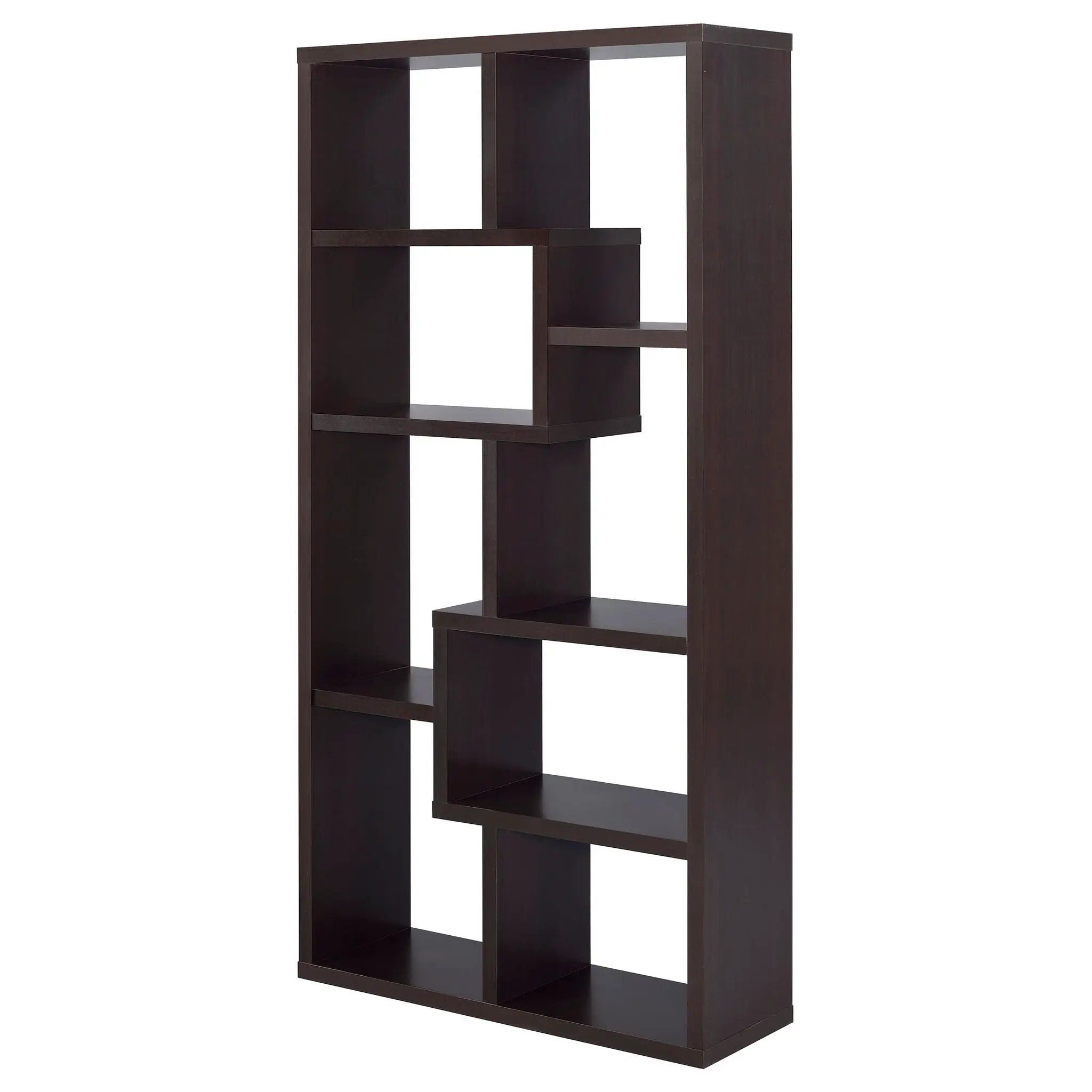Theo 71-inch 6-shelf Bookshelf Cappuccino by Unique Piece Furniture