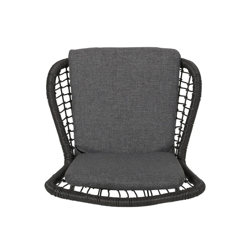 Outdoor Wicker Club Chair With Cushions (Set of 2) by HouseOfZazla
