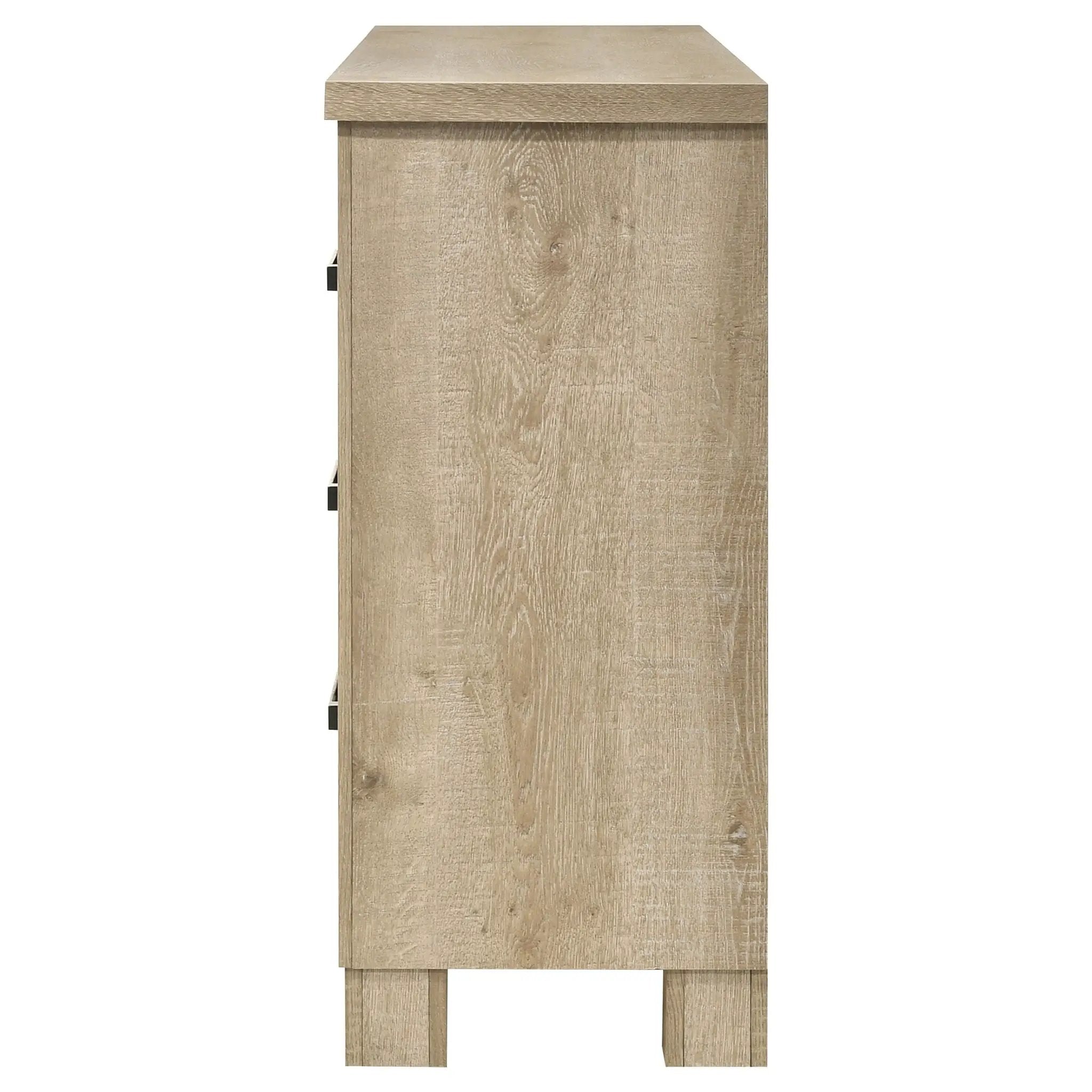 Oakglen 6-drawer Bedroom Dresser Weathered Oak by Unique Piece Furniture