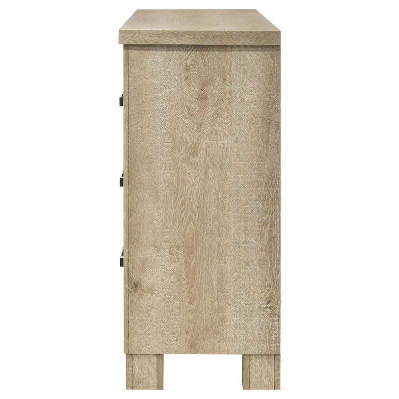 Oakglen 6-drawer Bedroom Dresser Weathered Oak by Unique Piece Furniture